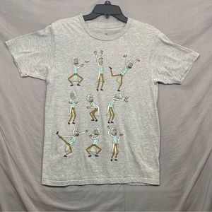 Adult Swim Rick and Morty‎ T-Shirt Get Swifty Gray Size | M